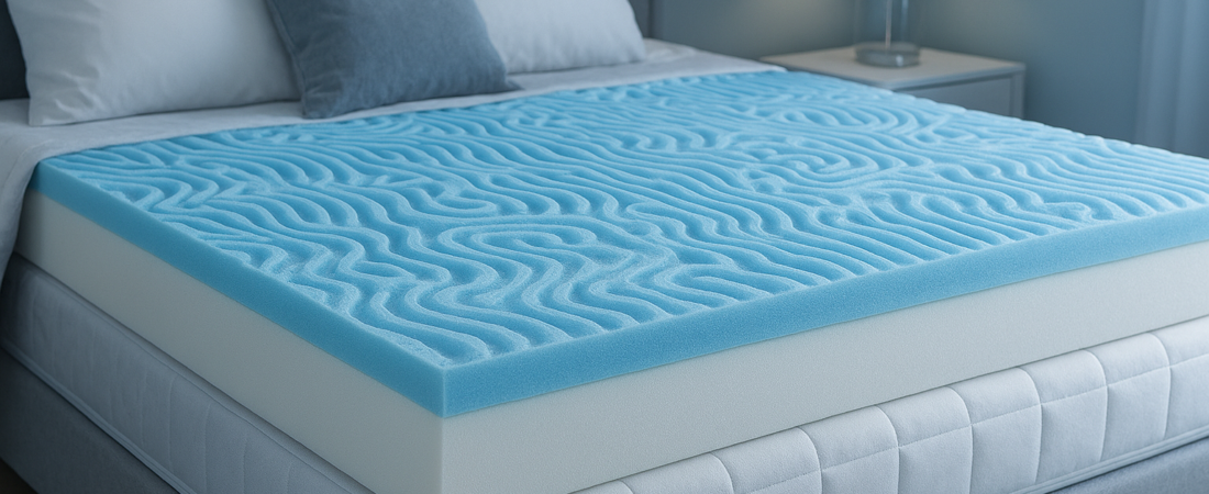 El Topper Viscoelástico con Gel que Acaba con el Calor Nocturno: Modelos Alta Densidad (≥55 kg/m³)
