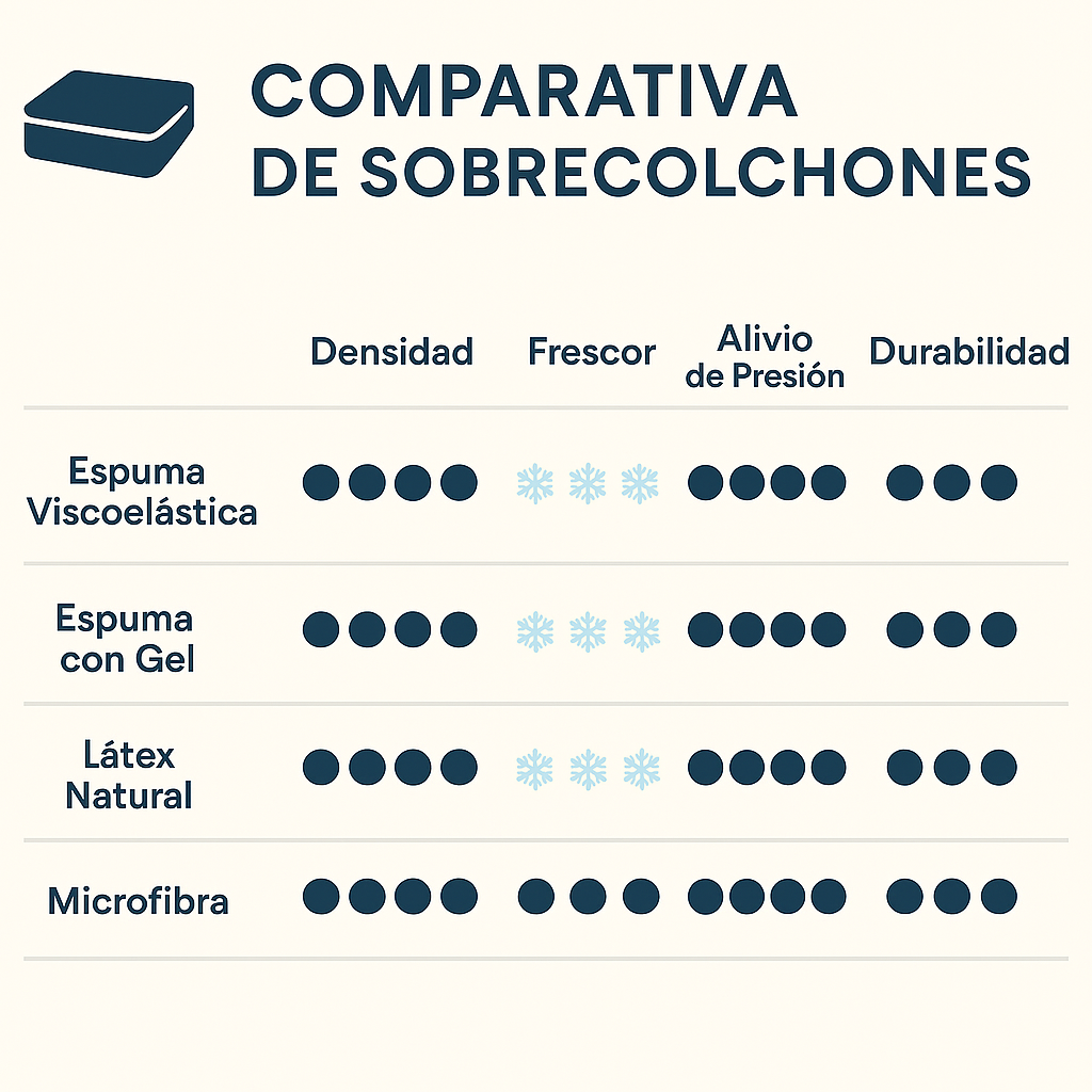 elegir mejor topper de colchón